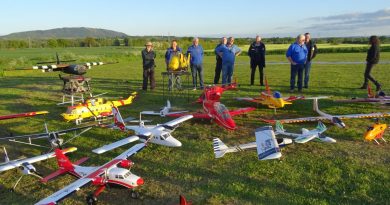 TDARS members around a collection of RC planes at ISombridge
