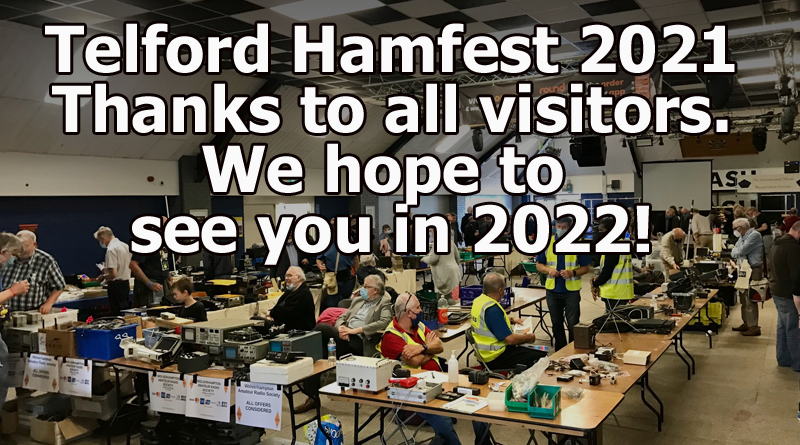 Hamfest 2021 over - hope to see everyone in 2022